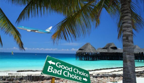 Outbound international flight home from Zanzibar Airport (ZNZ)