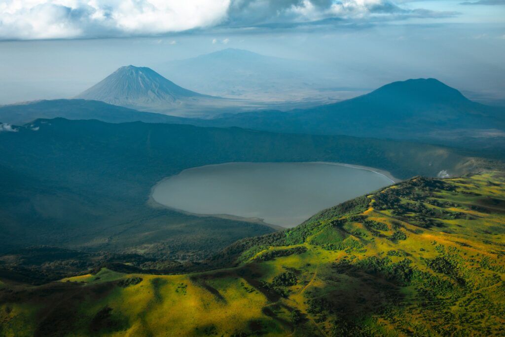 Empakaai Crater Lake in Tanzania