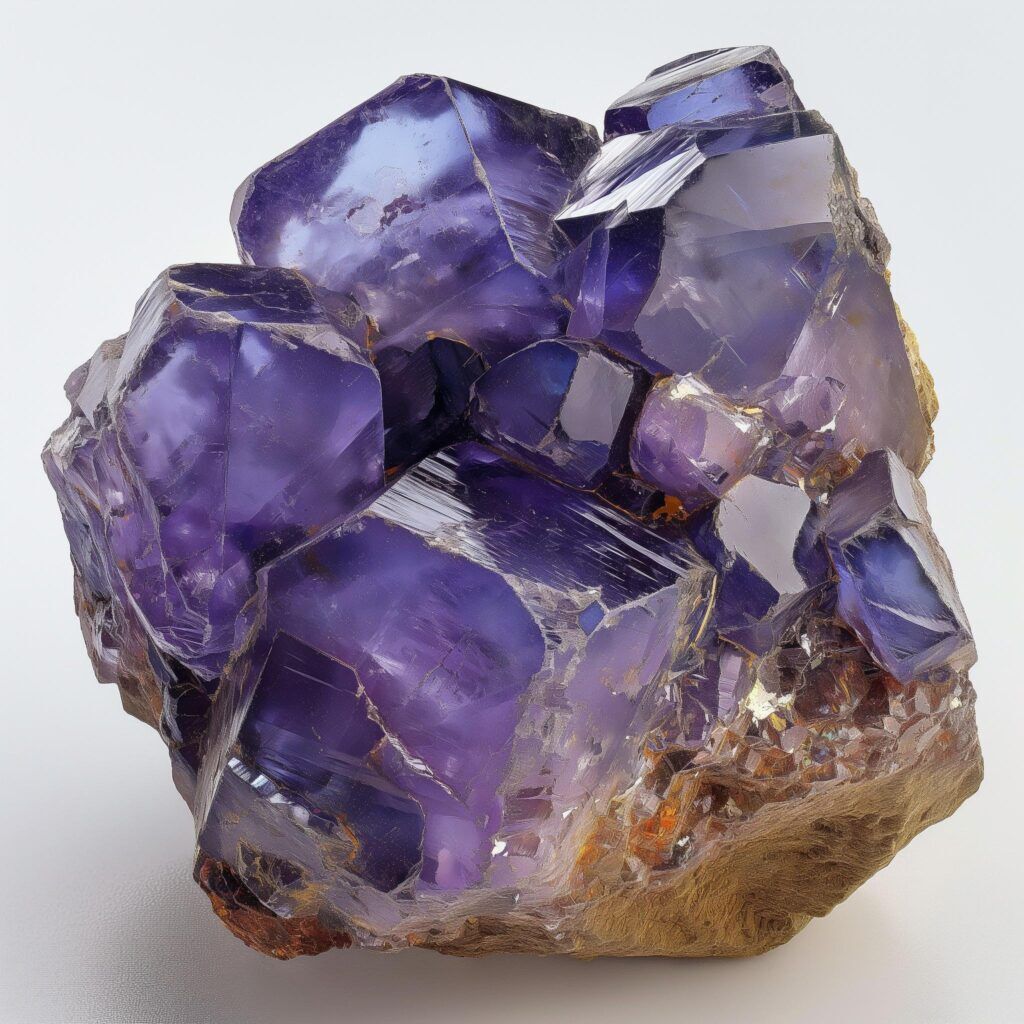 Purple blue Tanzanite