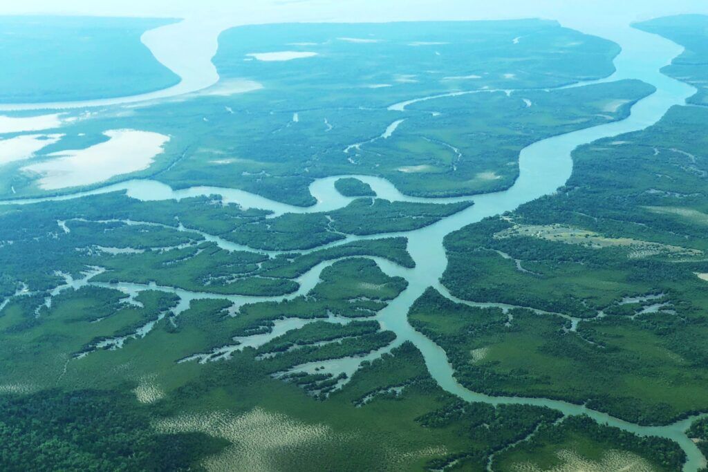 Rufiji River in Nyerere National Park, former Selous Game Reserve